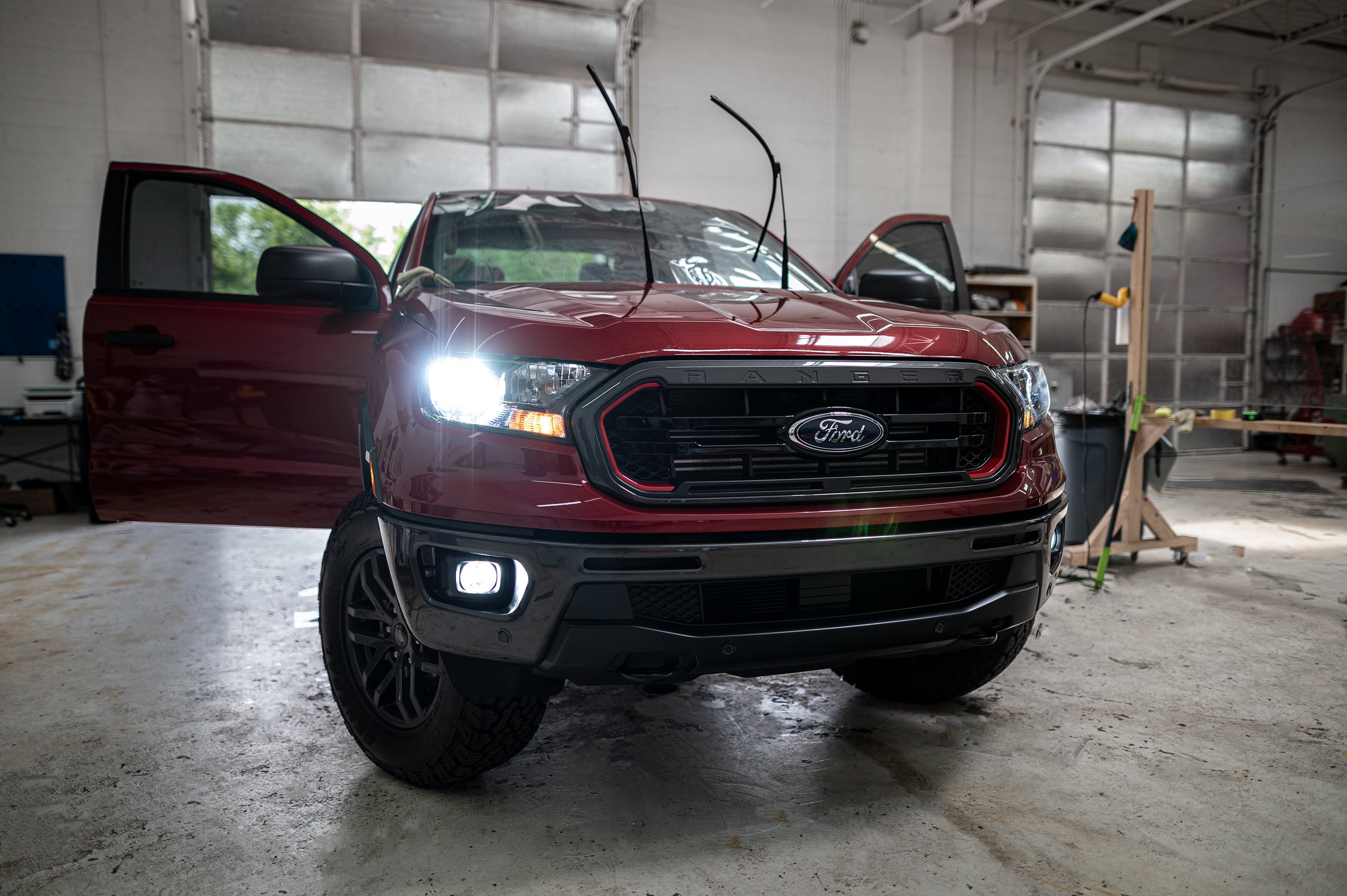 Ford Ranger 2019-2022 Light Bulb Size Guide Chart