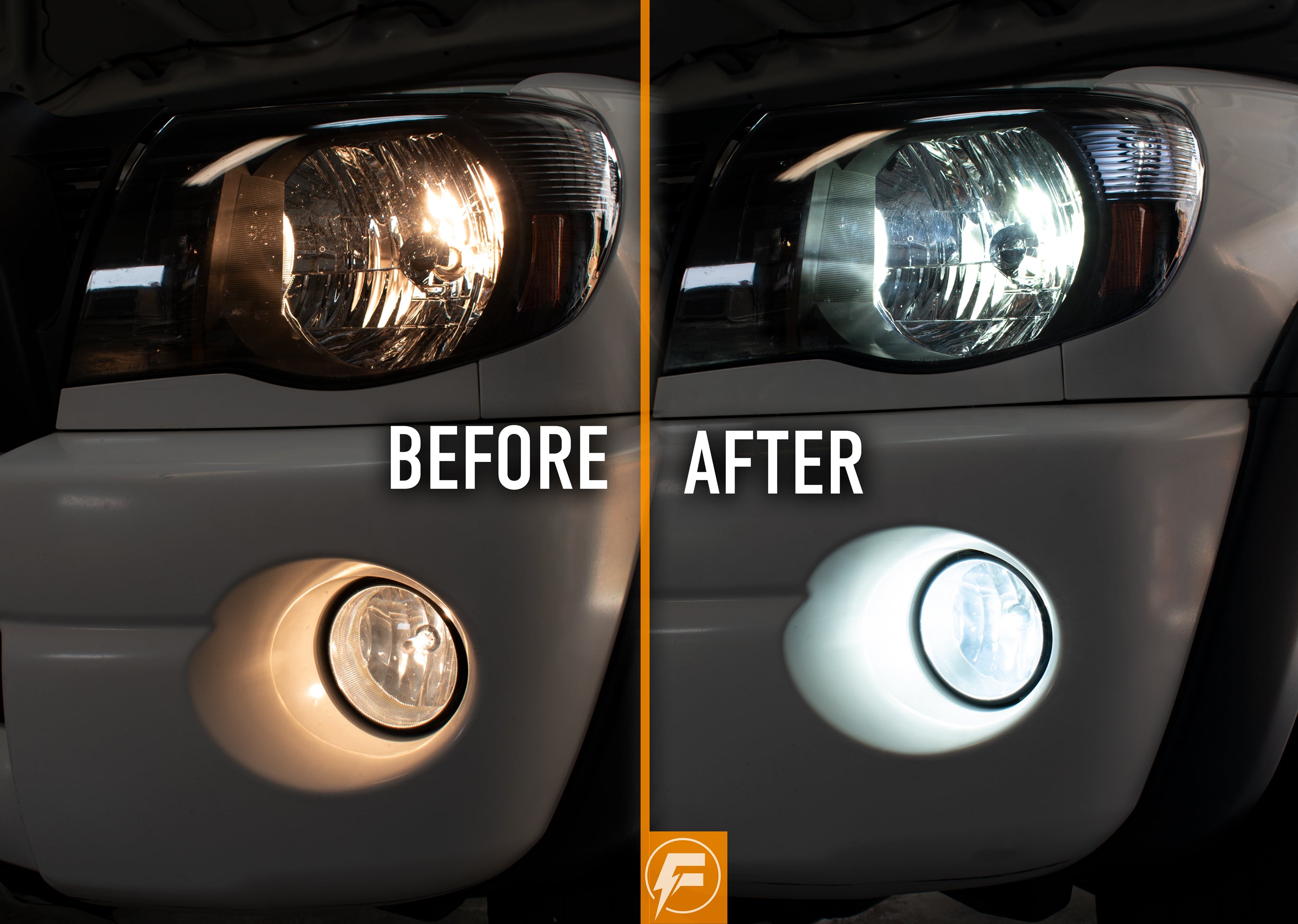 Toyota Tacoma 2005-2011 Light Bulb Size Guide Chart