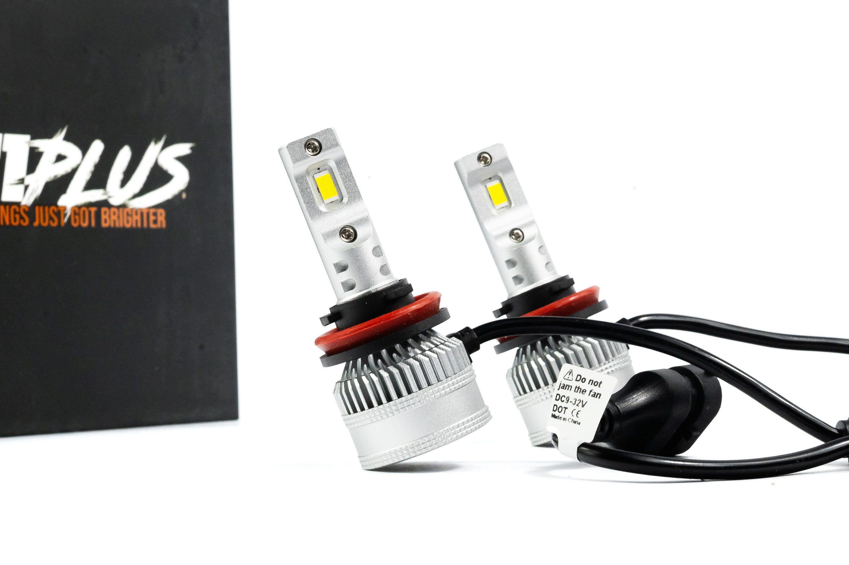 High Beam) H9 (12,000 LUMEN) LED Headlight Bulb Set, image size:2819x1876