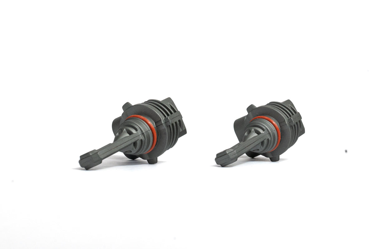 (High Beam - Quad Reflector Headlights) F1 Mini 3.0 Series LED Headlight Light Bulbs Set