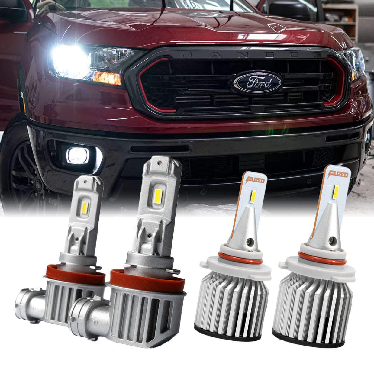 2019-2023 Ford Ranger LED Headlight Light Bulbs Set