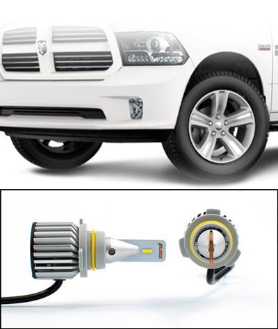2009-2019 Ram LED Fog Light Bulbs Set Vertical Style