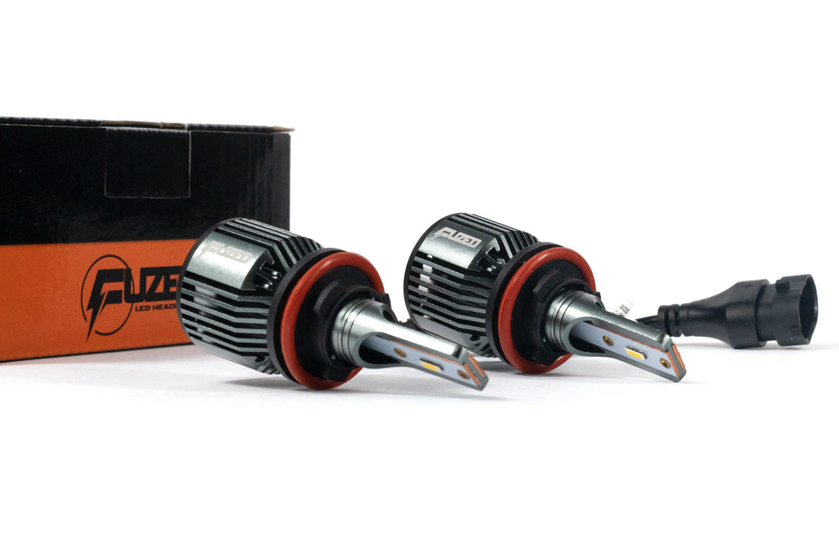 (Yellow Fog Lights) H11/H8/H9 Yellow LED Fog Light Bulb Set