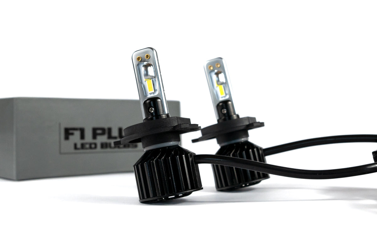 (Headlights High/Low) H4/9003 (10,000 LUMEN) LED Bulb Set