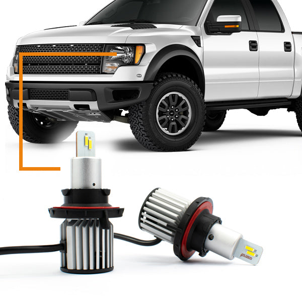 (Headlights - Reflector Style) 2010-2014 Raptor High/Low F1 Series LED Bulb Set