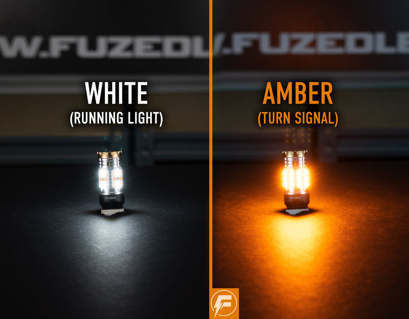 PRE-ORDER (Front Turn Signals) 7443 Switchback LED Signals (Standard)
