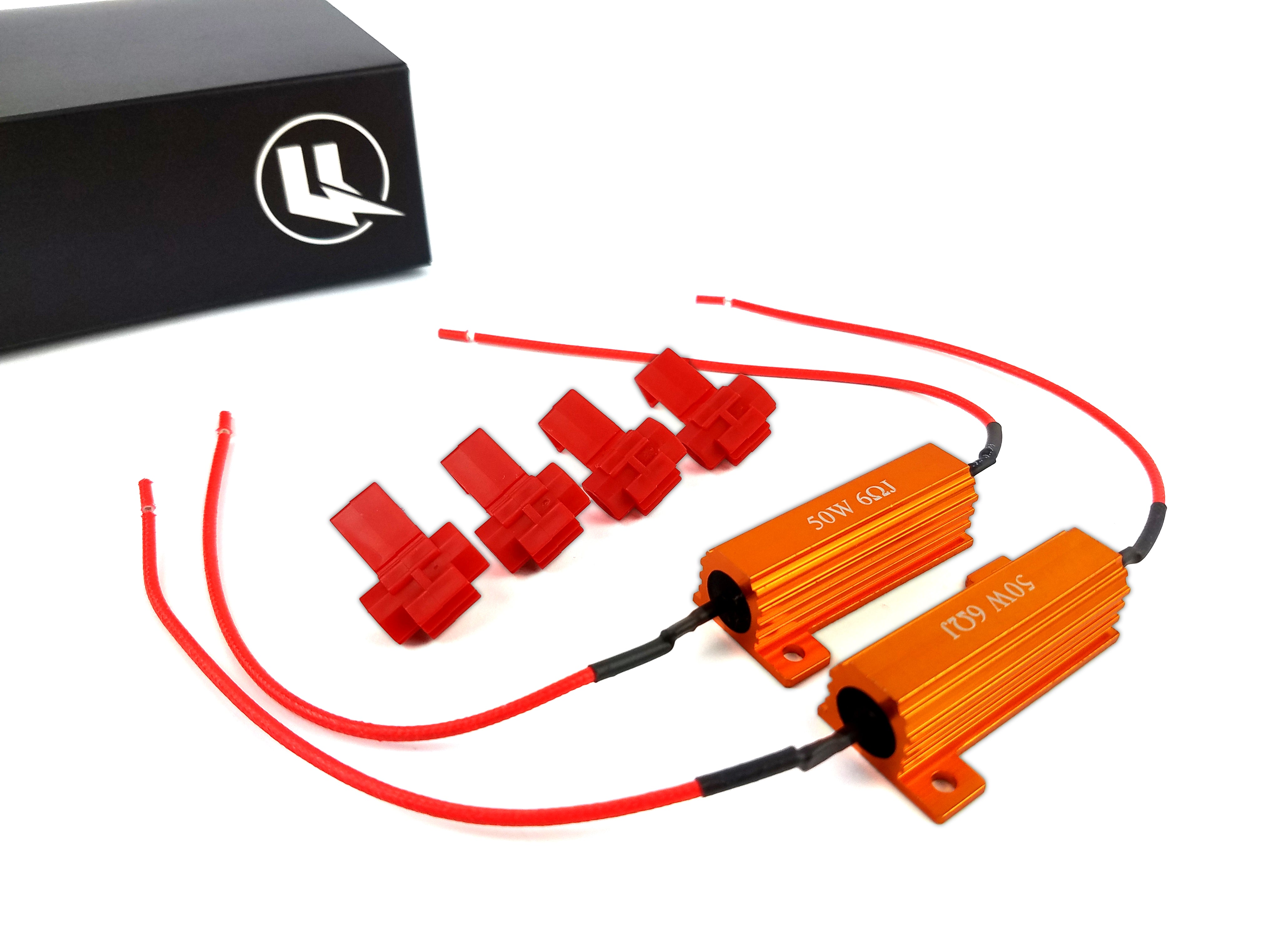 Rebaydo 2pcs 6 Ohm 25 Watt LED Load Equalizer - Automotive Rebaydo 2pcs 6 Ohm 25 Watt LED Load Equalizer - Automotive