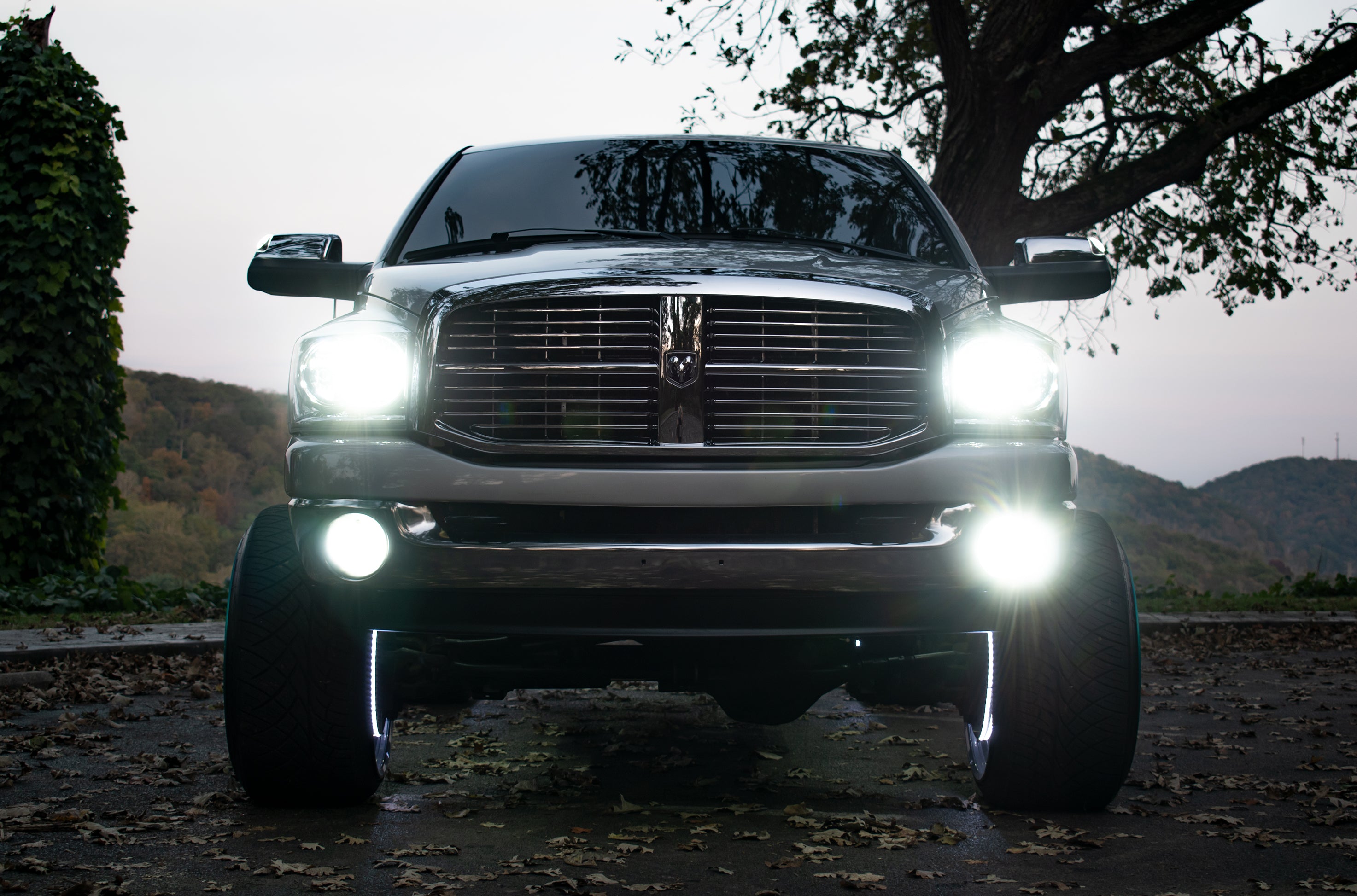 (Headlights High/Low) FUZED LED H13 9008 F1 Bulb Set