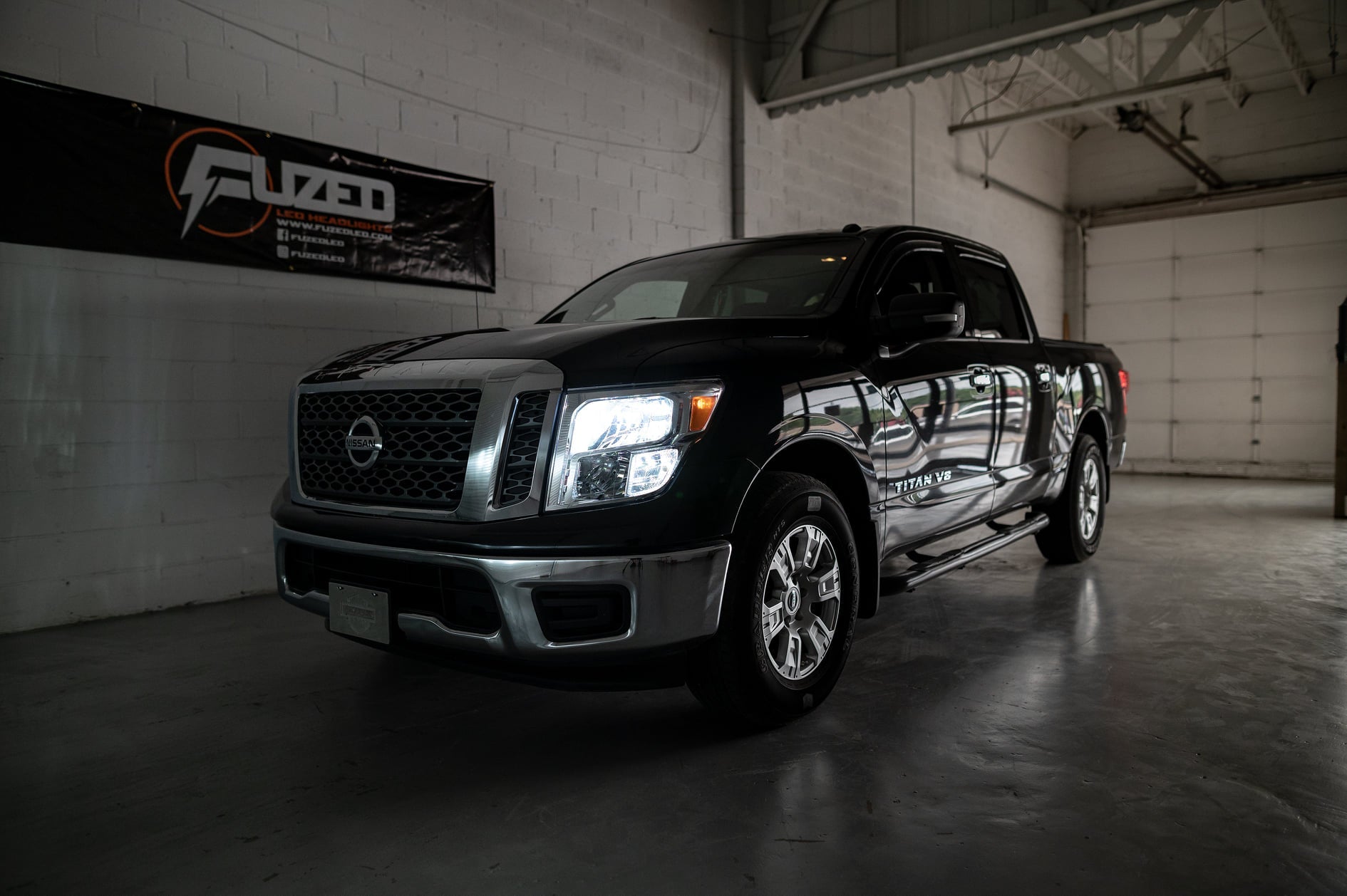 Nissan Titan 2016-2024 Light Bulb Size Guide Chart