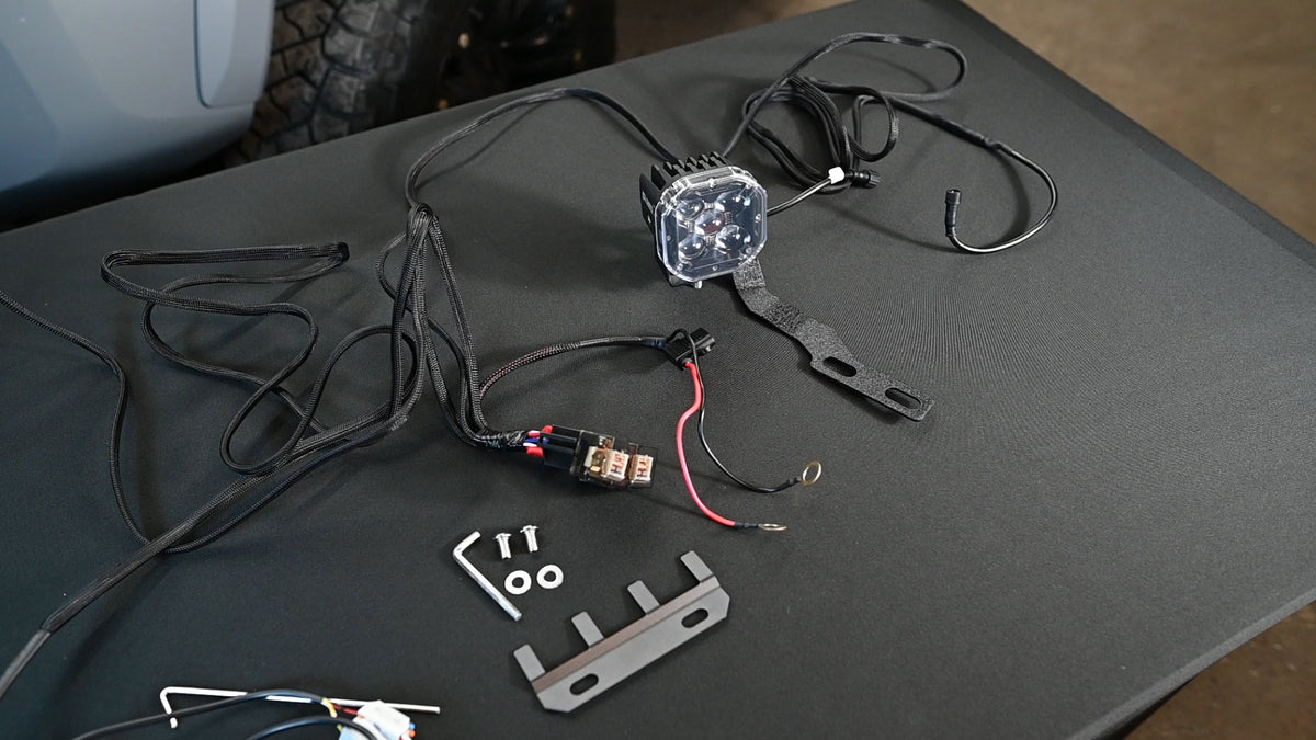 2016–2023 Toyota Tacoma LED Ditch Light Kit – F1 Black Series