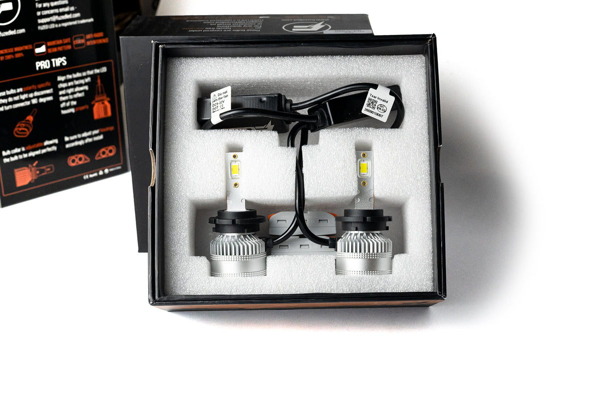 D1/D2/D3/D4 HID to LED Conversion F1 PLUS 2.0 Series 12,000 Lumen Bulb Set Kit
