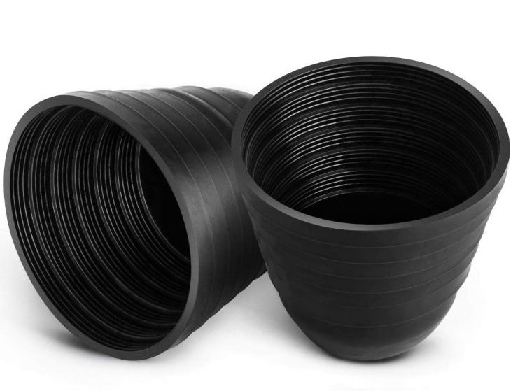 Universal Rubber Extended LED Headlight Dust Covers | 70MM - 100MM