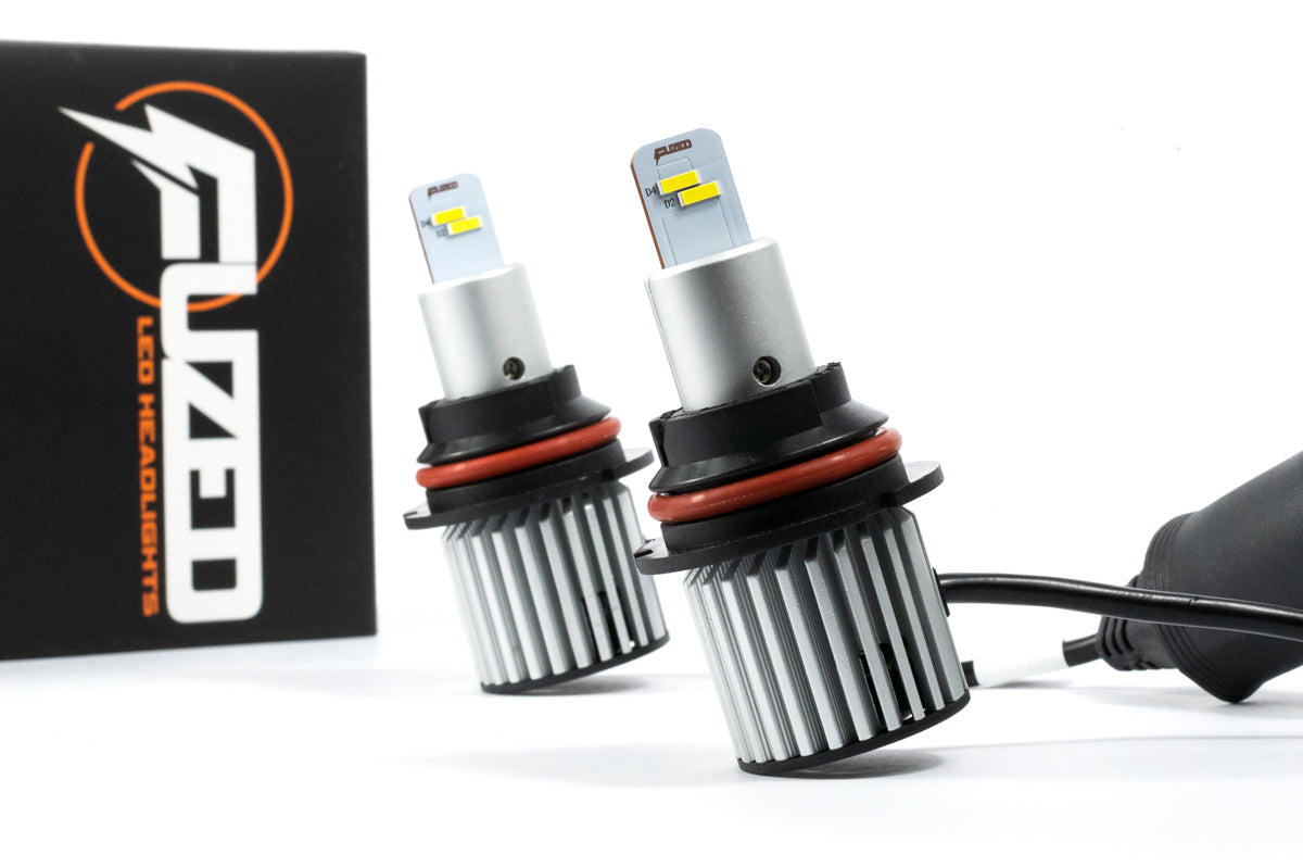 (Headlights High/Low) FUZED LED 9004 F1 Bulb Set