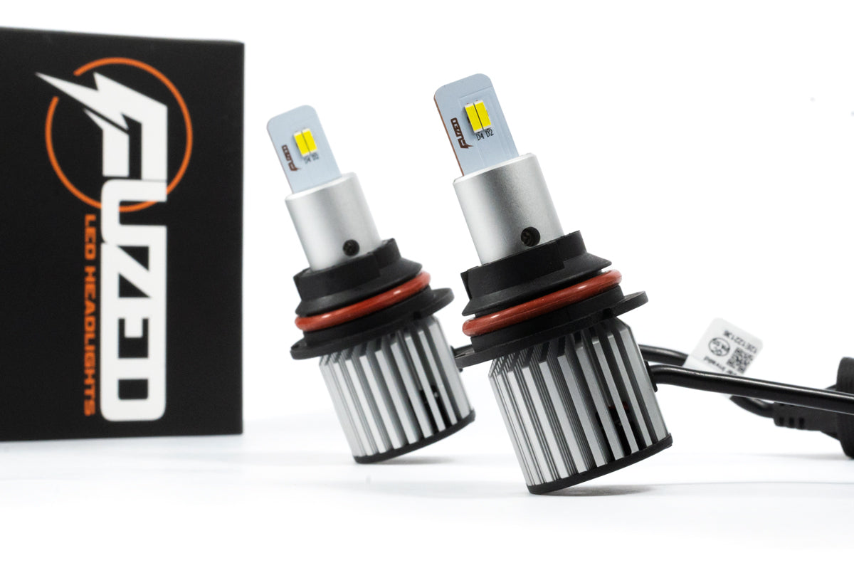 (Headlights High/Low) FUZED LED 9007 F1 Bulb Set