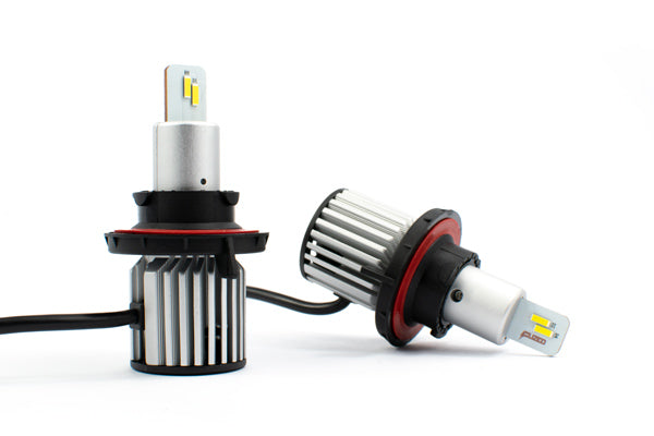 (Headlights High/Low) FUZED LED H13 9008 F1 Bulb Set