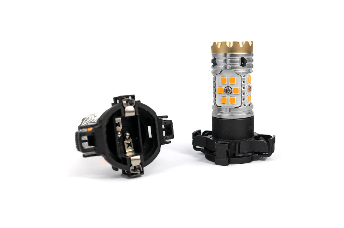 Ruiandsion Lampadine LED Estremamente Luminose PWY24W Ambra/Giallo 9-24V 3030 16SMD Canbus Senza Errori Di Ricambio Per Luci Di Direzione Anteriori - Foto 13